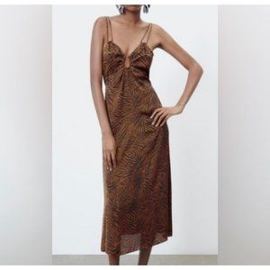 Zara Zebra Maxi Dress